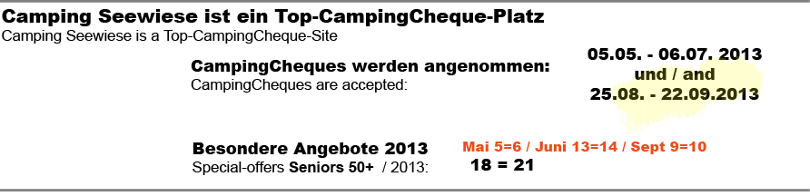 Campingcheque